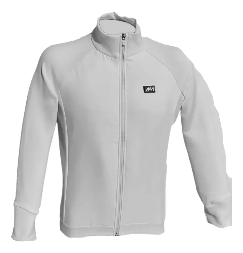 campera magenta c/ rompeviento blanca
