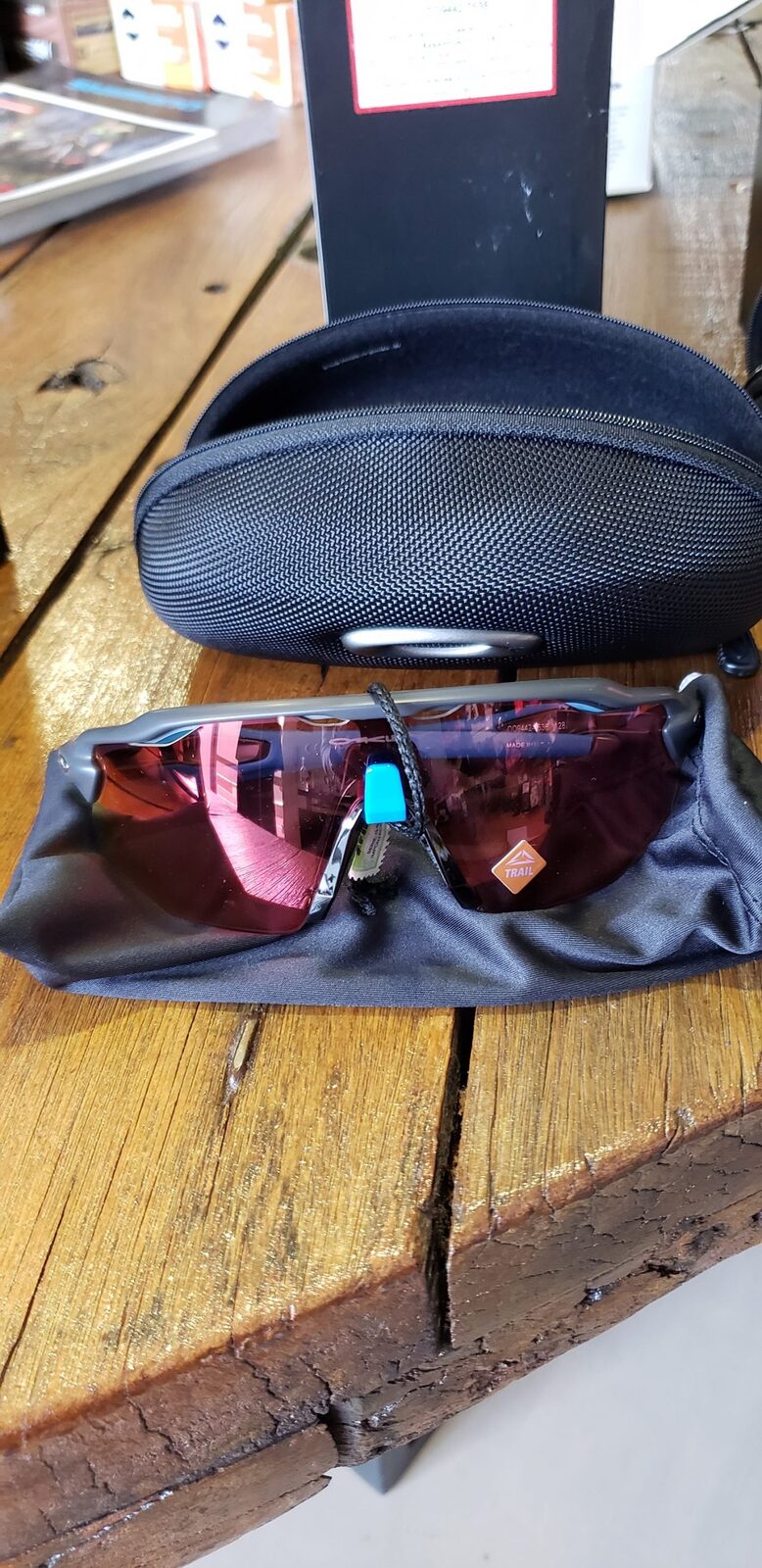 lente oakley Radar Ev advancer matte carbon w/prizm trl torch