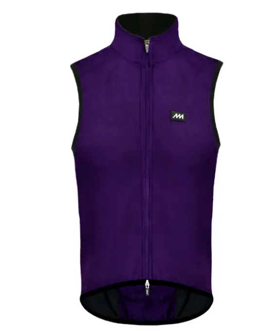 chaleco magenta violeta oscuro