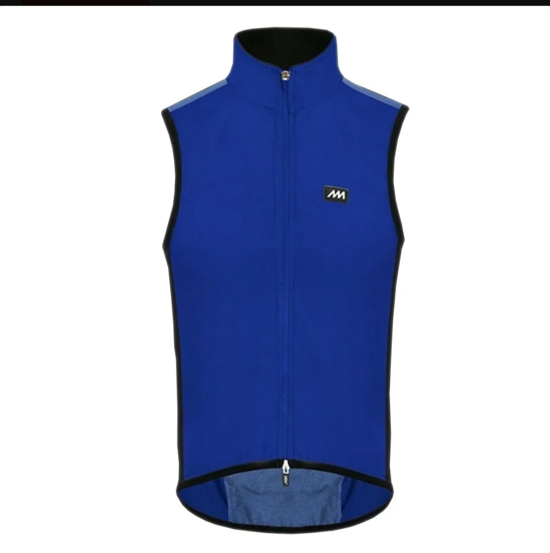 chaleco magenta melange azul
