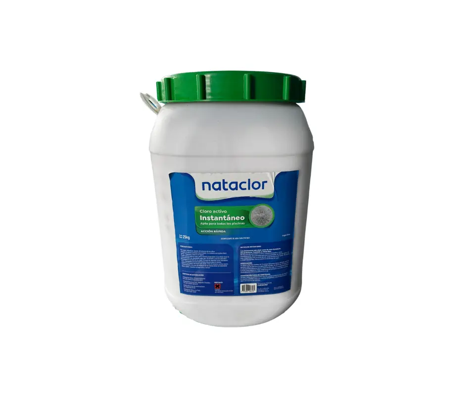 Cuñete de Cloro Instantáneo.Rápida Disolución x 25 kg