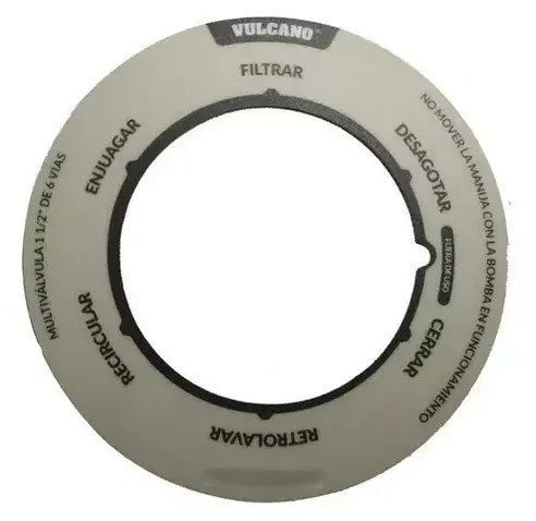 Etiqueta calco para filtro Vulcano