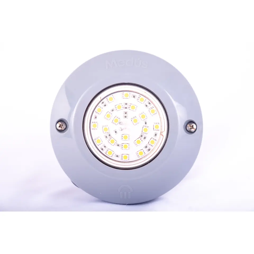 Luces Medus de 9W, RGB o BLANCA FRIA (para adosar o embutir) Carcaza blanca