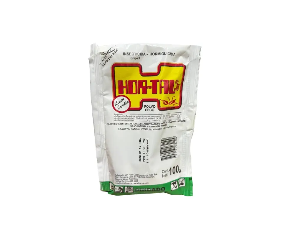 Isecticida-hormiguicida HORTAL pouch recarga x 100g