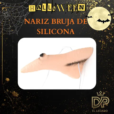 Nariz bruja de silicona x1
