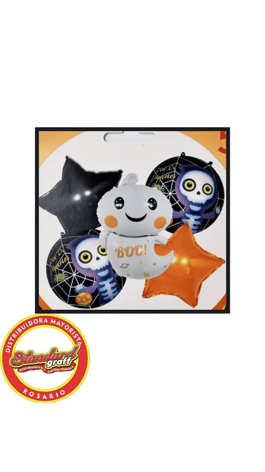 Set x 5 Globos Halloween Modelo 1