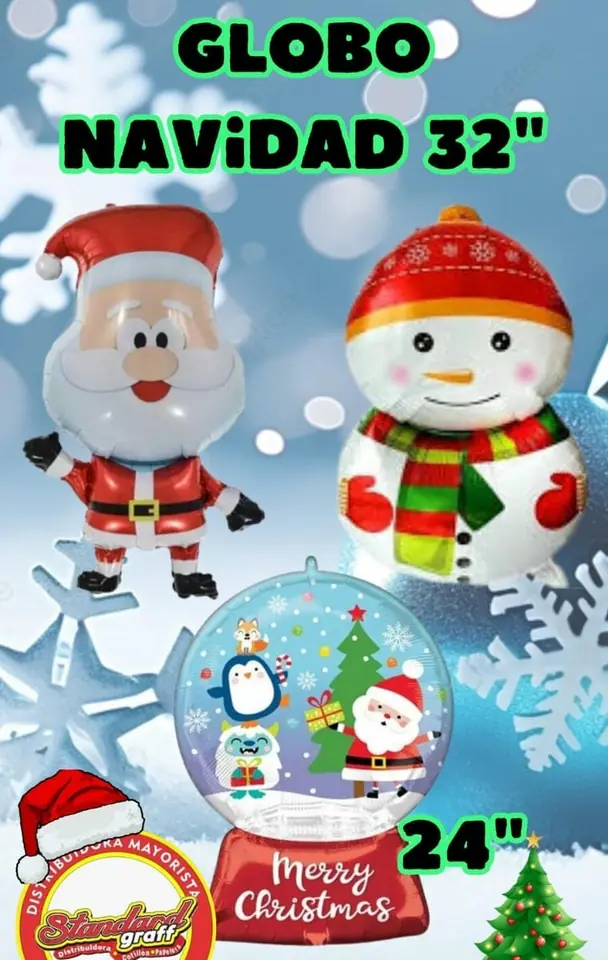Globo navideño 32" - x1