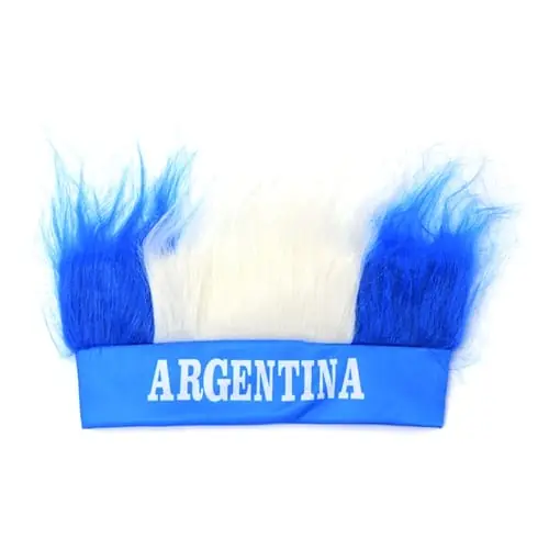 Vincha de Argentina c/ pelos x1