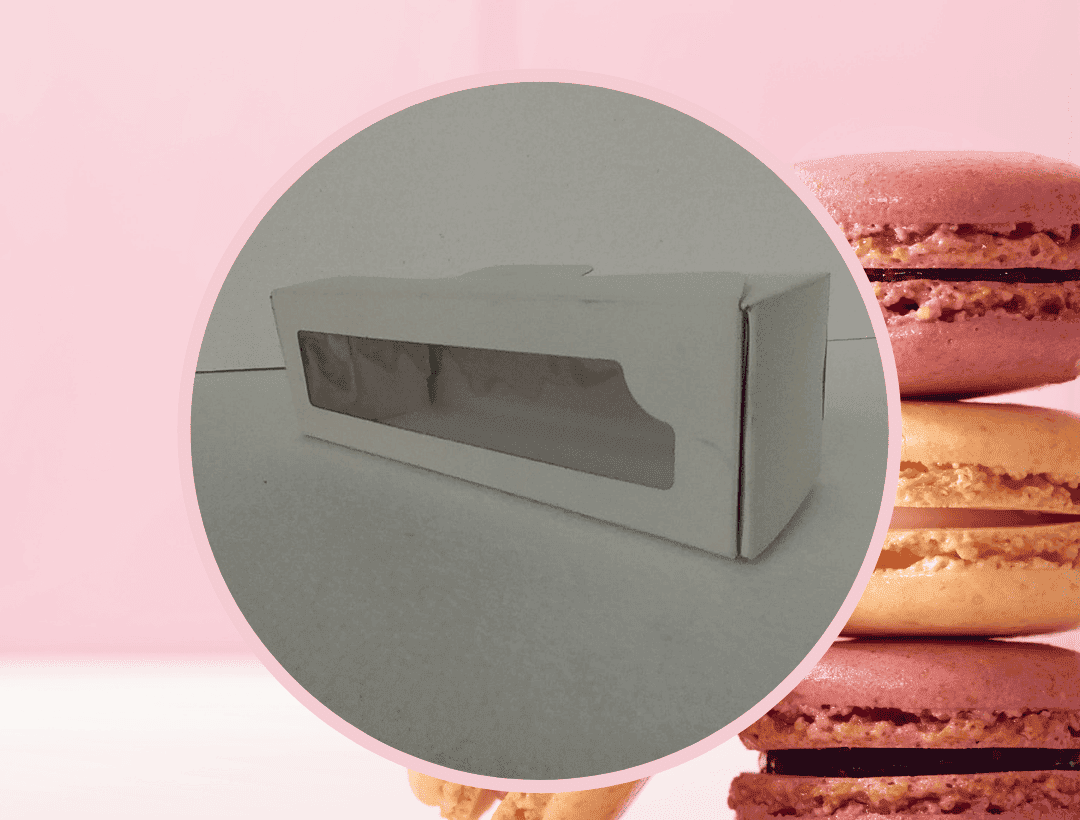 Macarrones con visor superior 20x6x6