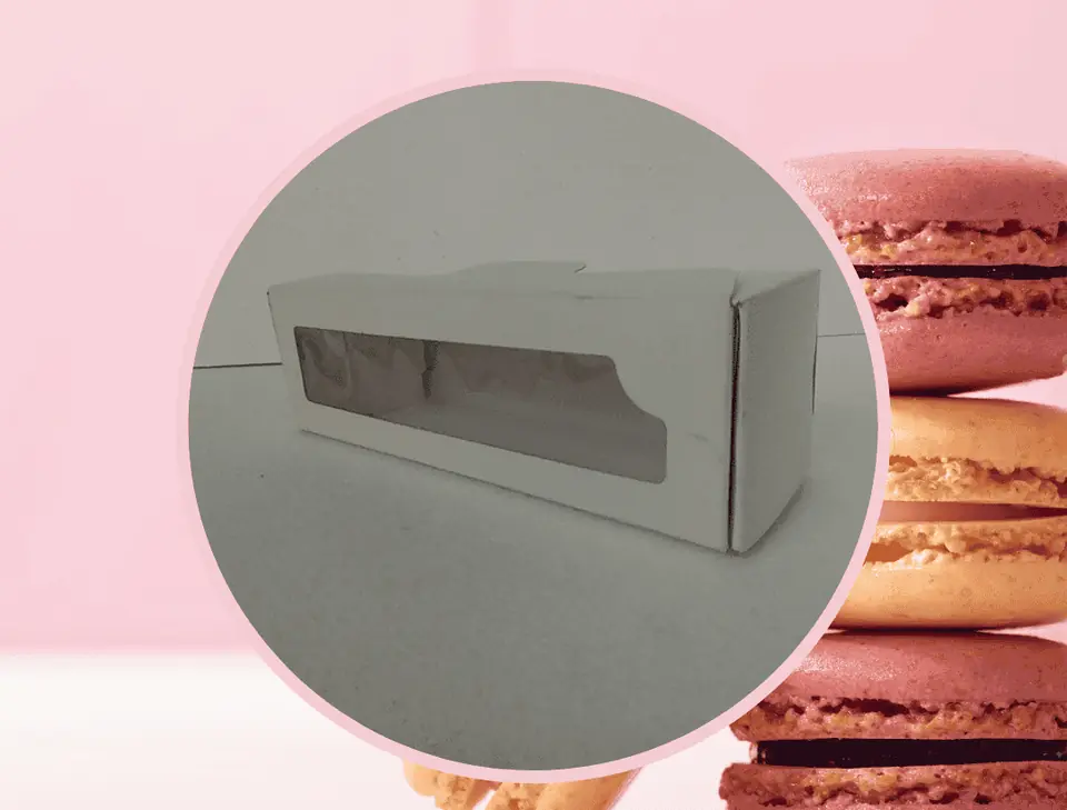 Macarrones con visor superior 20x6x6