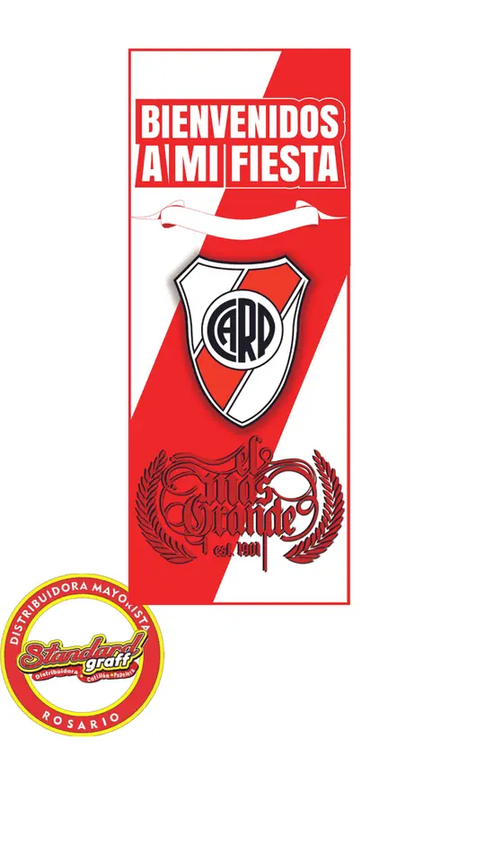 Banner Lona Vinìlica River Plate - x 1 unidad