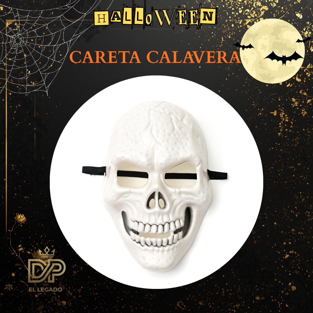 Careta calavera x1