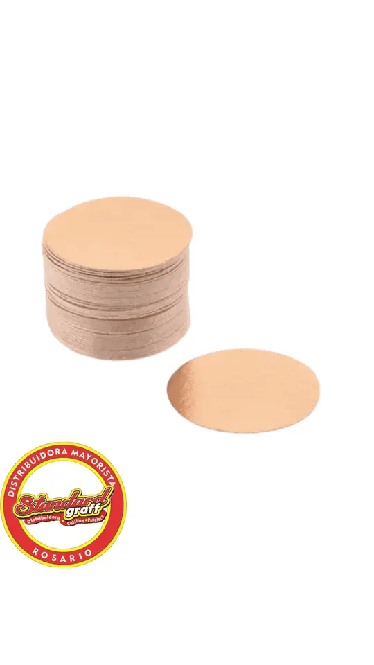 Disco Oro 14cm sin pestaña x 1 unidad