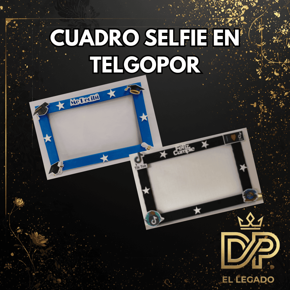 Telgopor cuadro para selfie x1