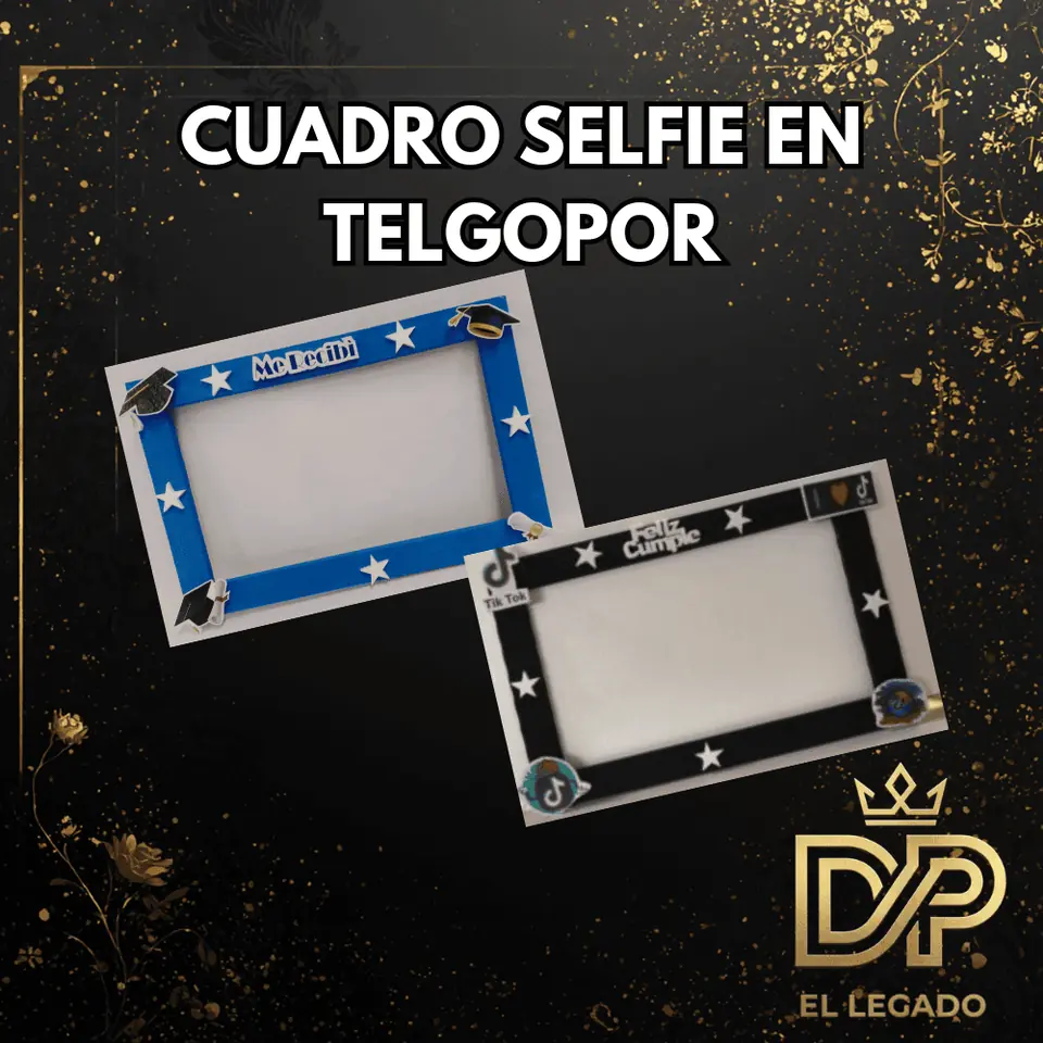 Telgopor cuadro para selfie x1