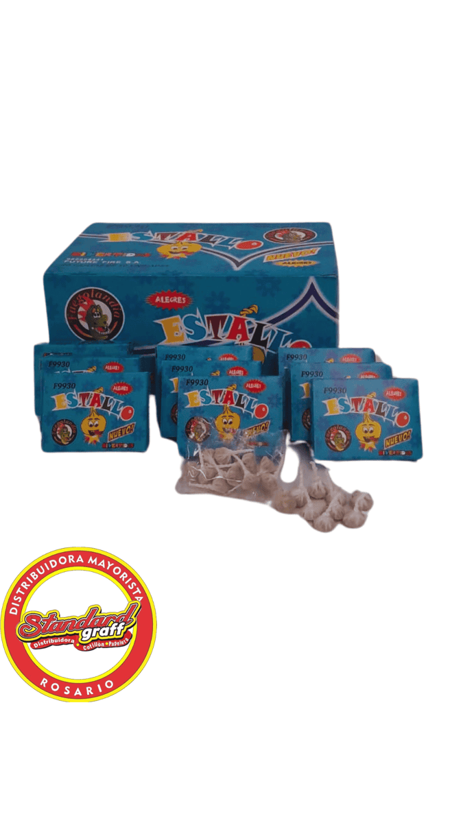 Estallo Boom Fuegolandia x 40 cajas de 10 unidades