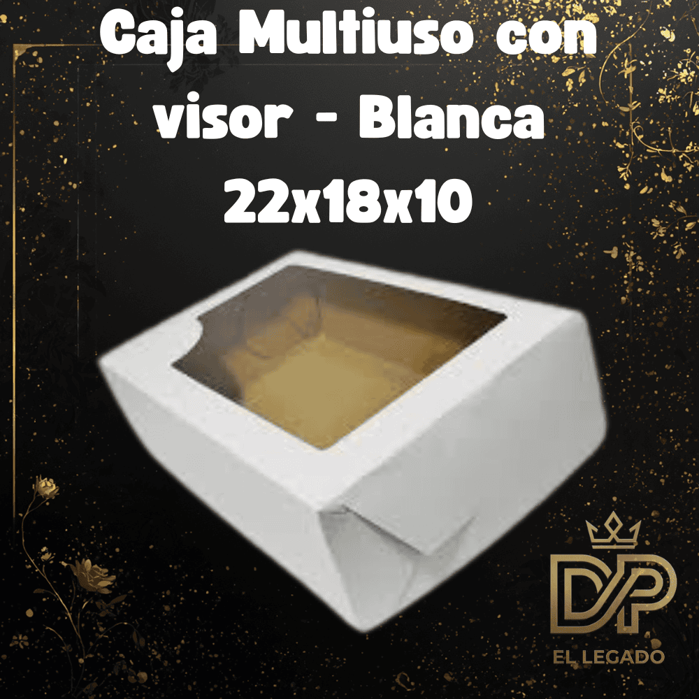 Caja Blanca con Visor 22x18x10 - x5