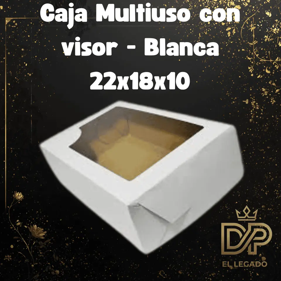 Caja Blanca con Visor 22x18x10 - x5