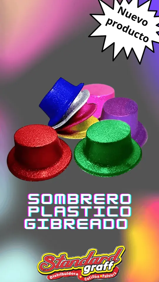 Gorro plastico gibreado x1