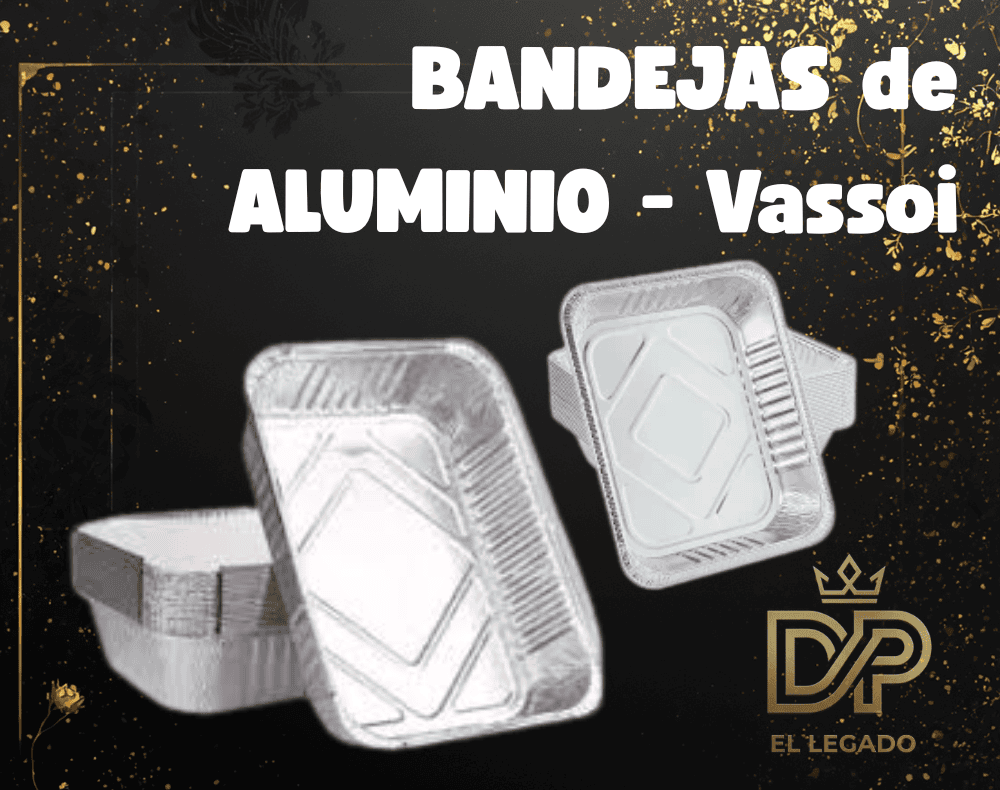 Bandeja de aluminio Vassoi F250 - 15x12,5x5 - x10