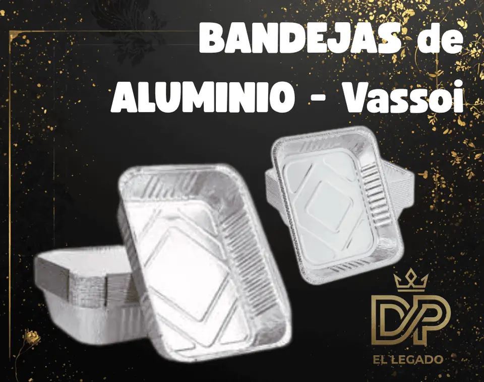Bandeja de aluminio Vassoi F250 - 15x12,5x5 - x10