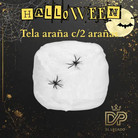 Telaraña con dos Arañas - Halloween