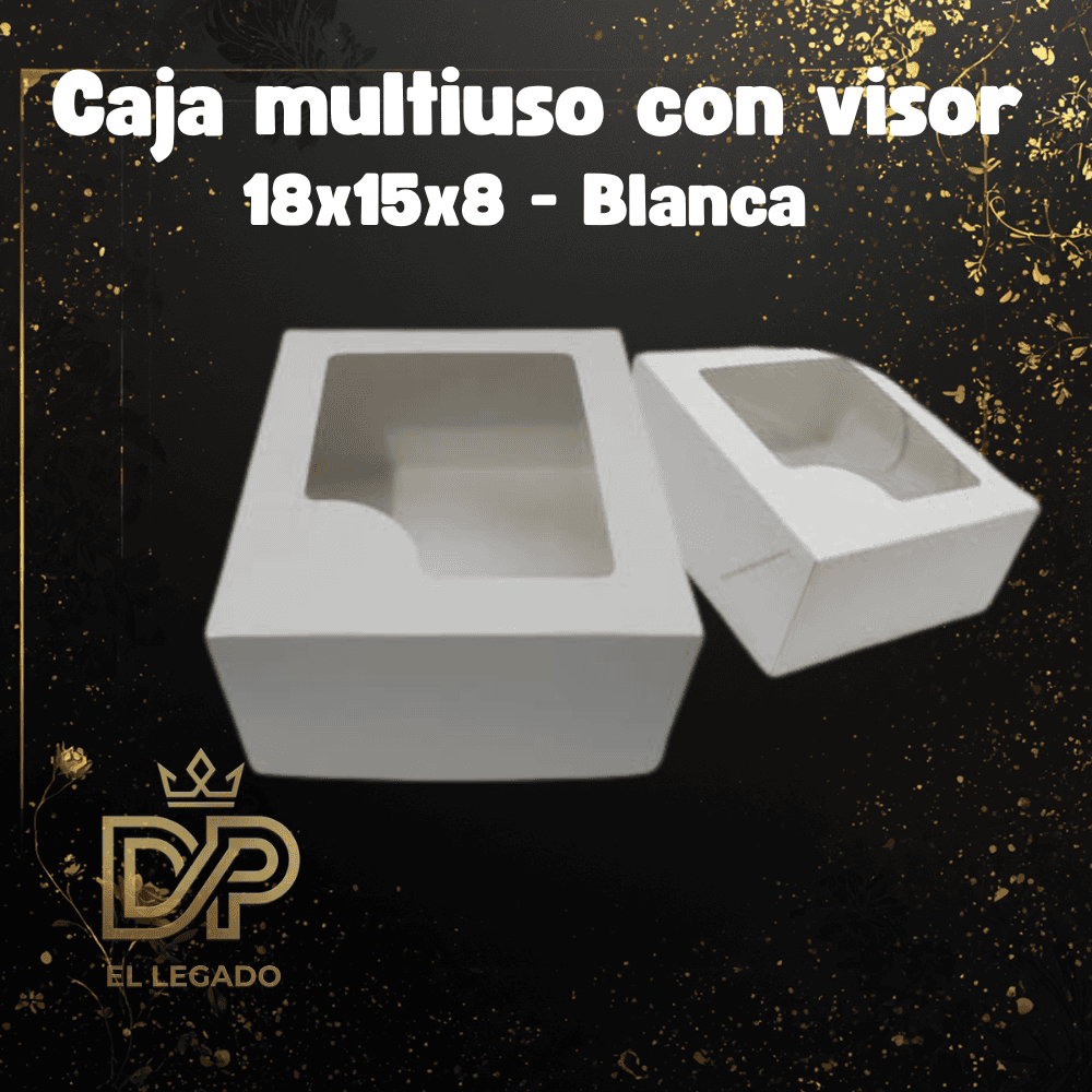 Caja multiuso con visor 18x15x8 - x5