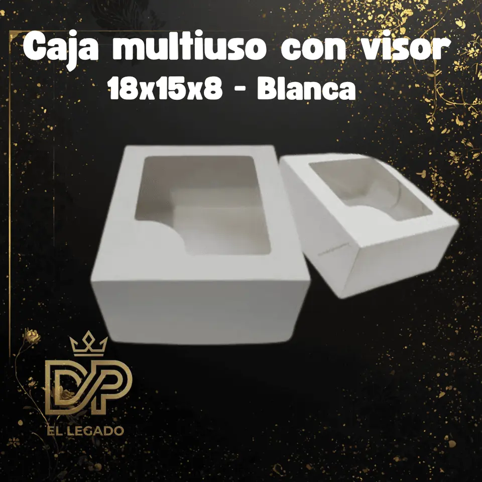 Caja multiuso con visor 18x15x8 - x5