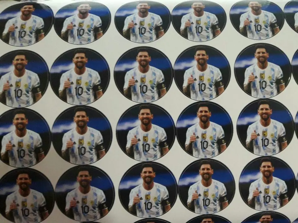Sticker en vinilo troquelado x10