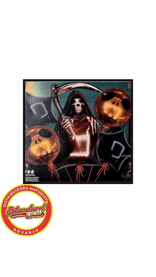 Set x 5 Globos Halloween Modelo 3