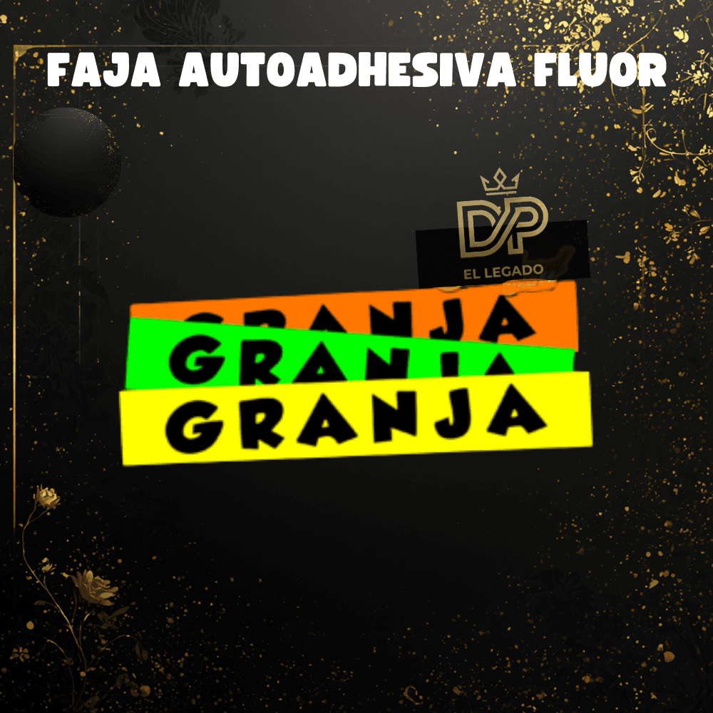 Fajas flúor Granja - x5 unidades