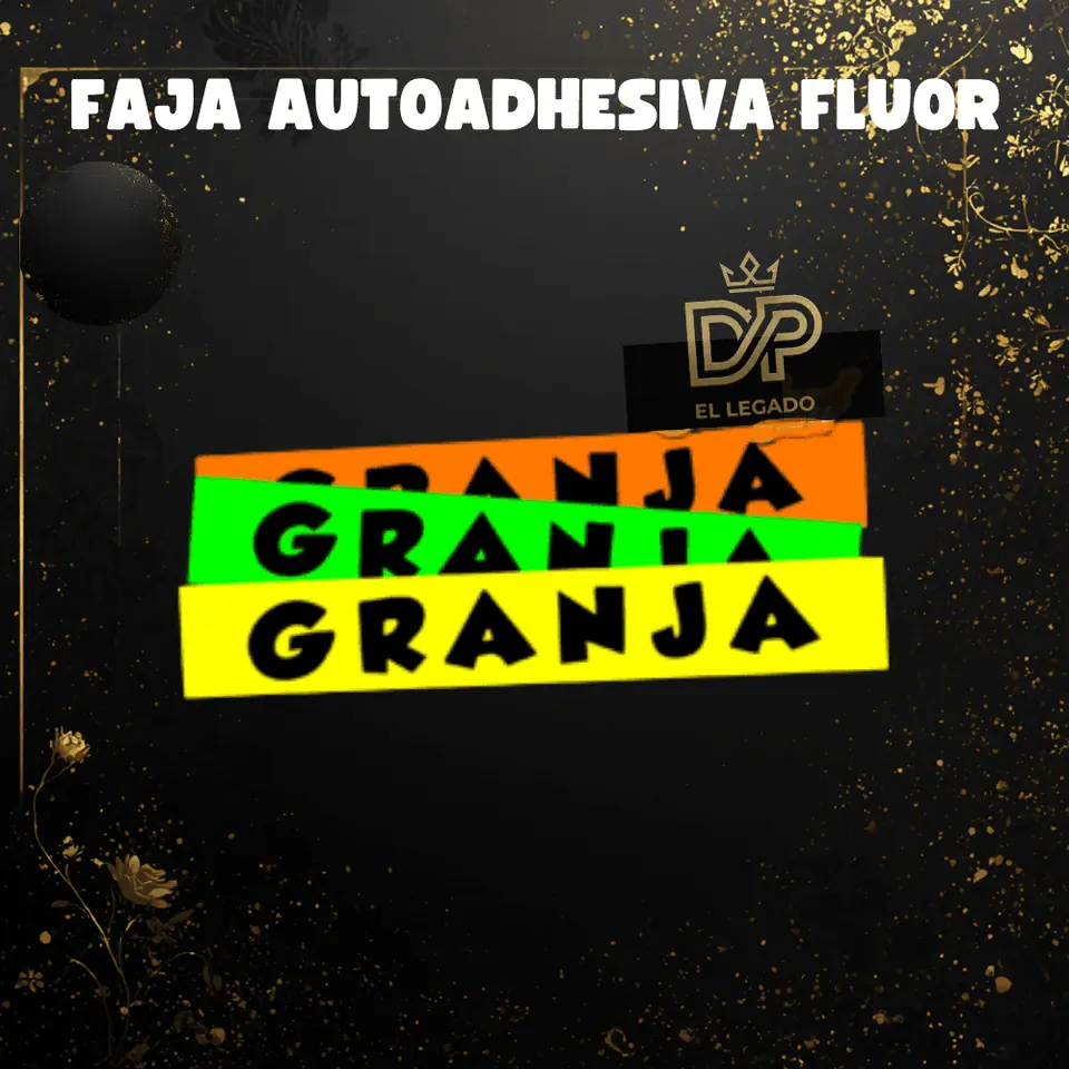 Fajas flúor Granja - x5 unidades