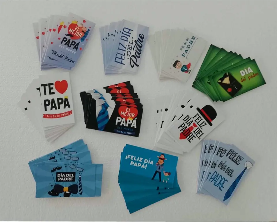 Tarjetas Dìa del Padre - x 10 unidades