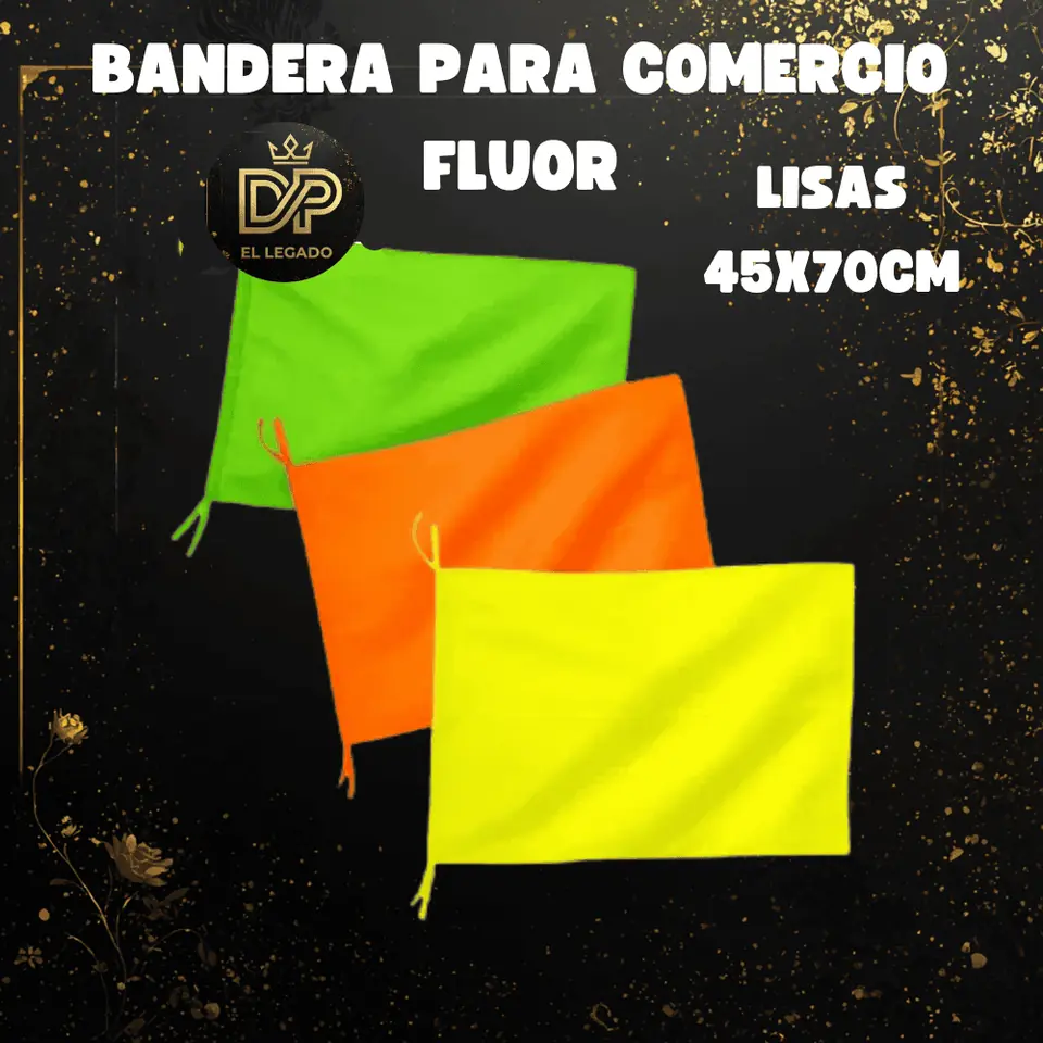 Bandera Flùor Lisa Amarilla