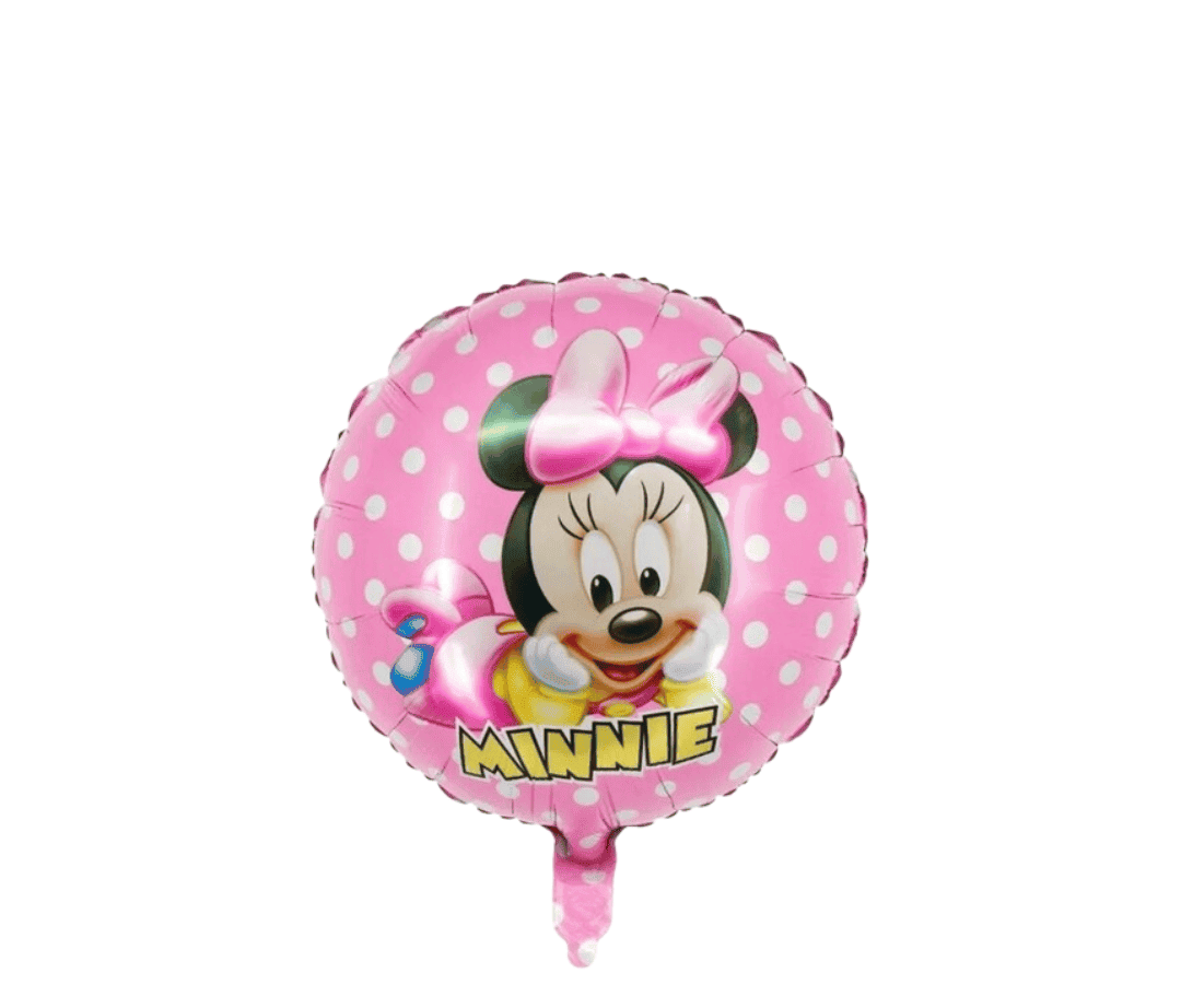 Globo  18" (45cm) Minnie Bebè x5