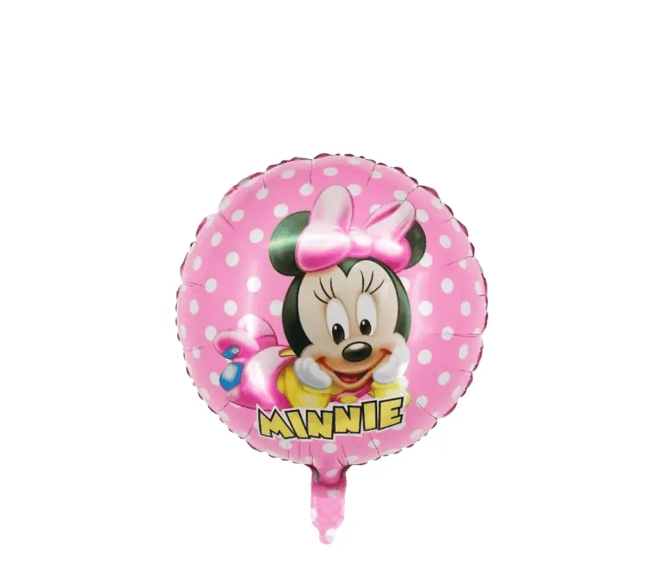 Globo  18" (45cm) Minnie Bebè x5