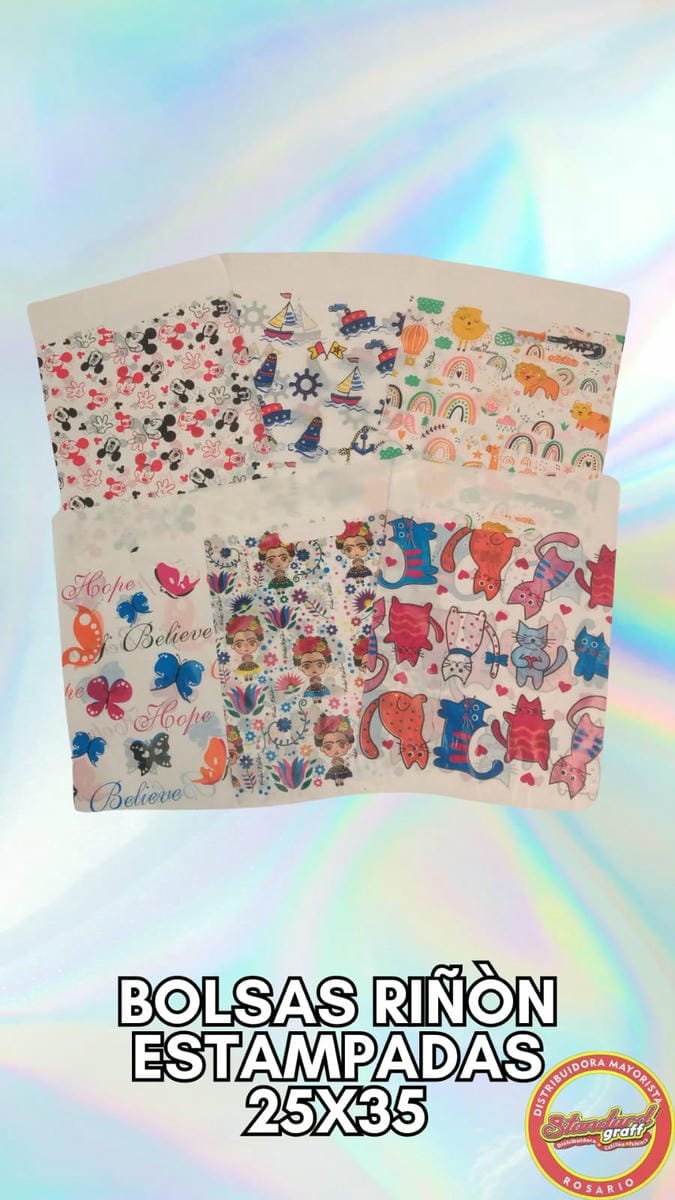 Bolsa Riñòn Estampada 25x35 x 50 unidades