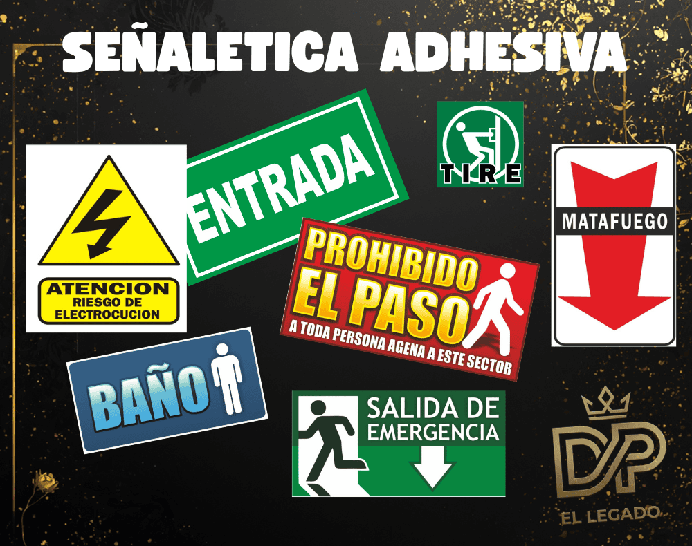 Sticker señaletica 10x20