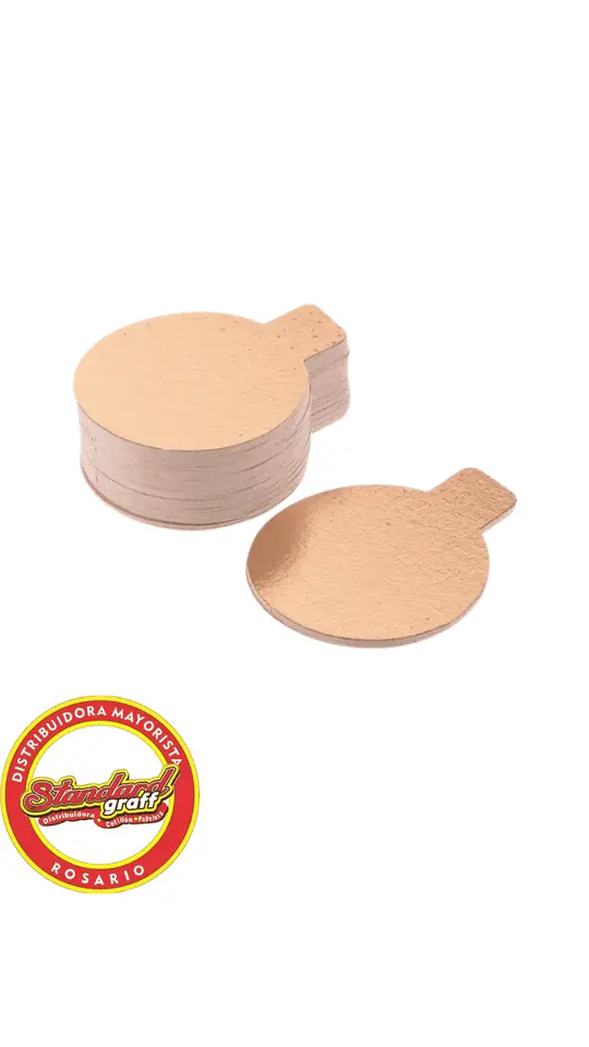 Disco Oro 12cm con pestaña x 1 unidad