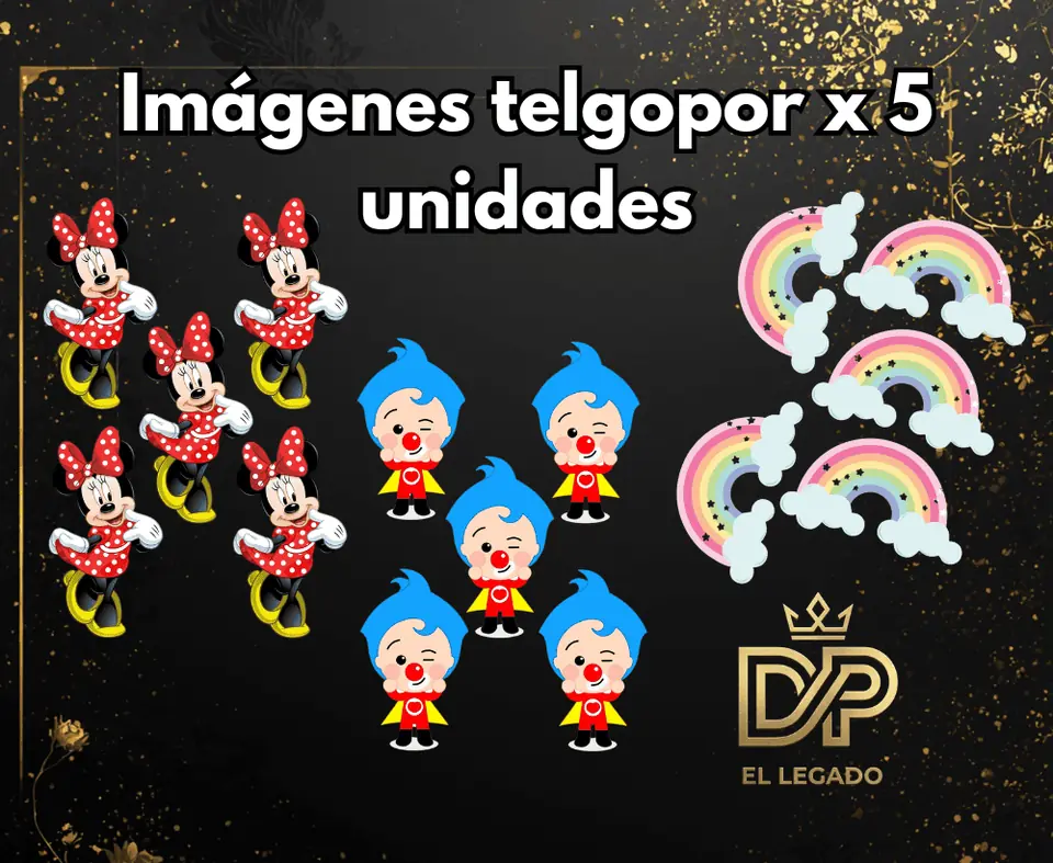 Imàgenes telgopor x 5 unidades
