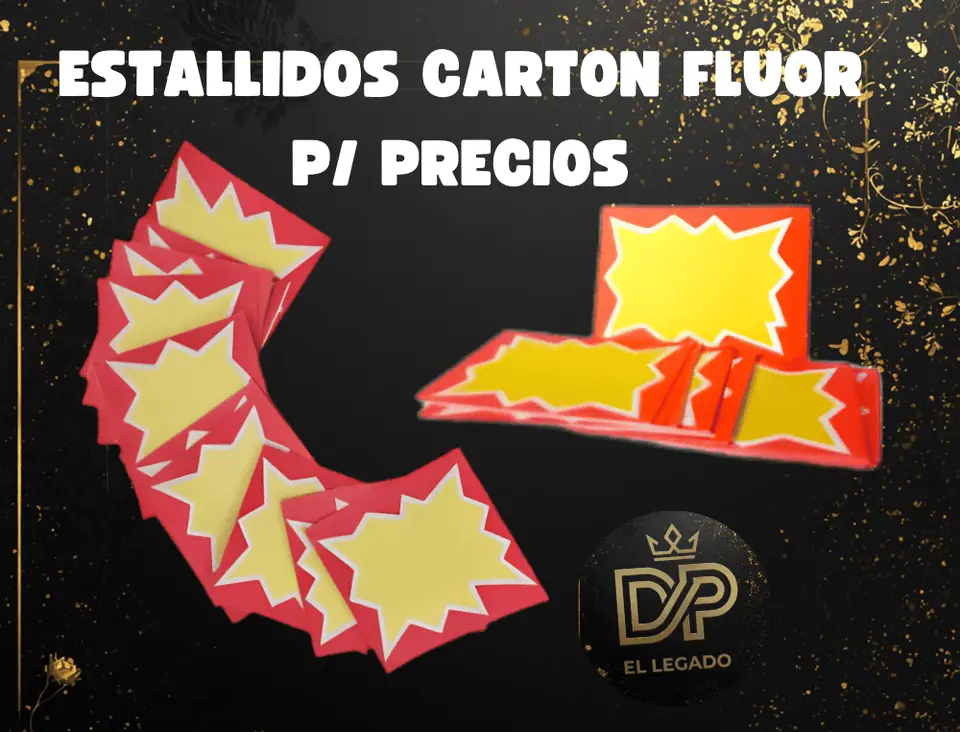 Estallido nº1 ( 3,5 cm x 4,5 cm ) - 10 paquetes x 25u