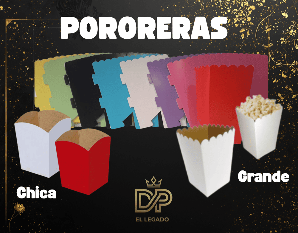 Pororera grande Celeste x 1 unidad