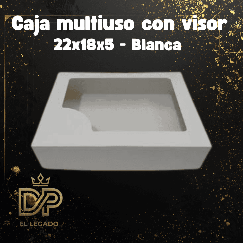 Caja con visor multiuso 22x18x5 - x5