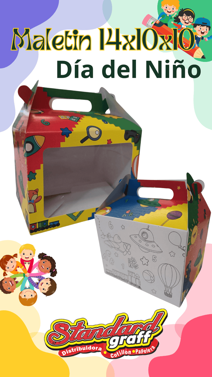 Maletin burguer 14x10x10 Impreso - x5