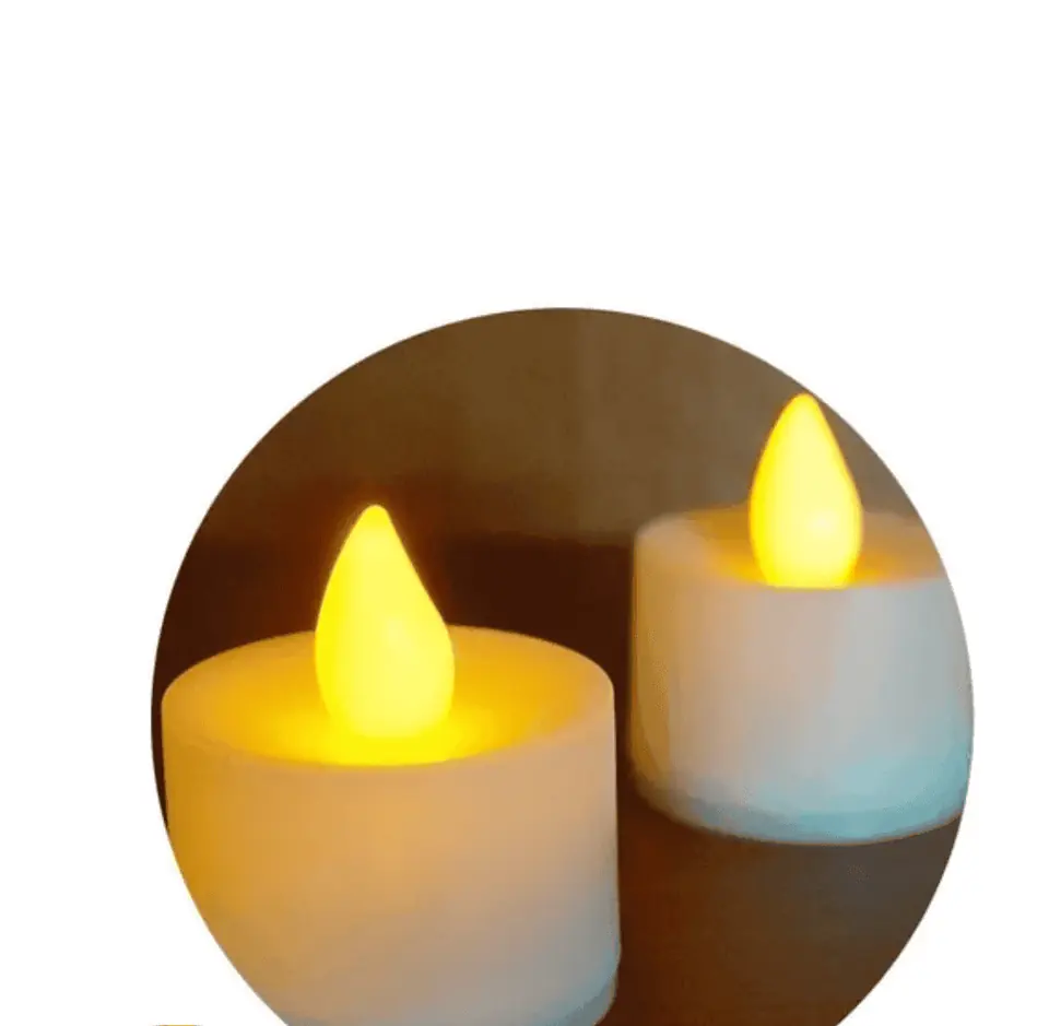 Velas Led alta 3,5cm calida - x24 u