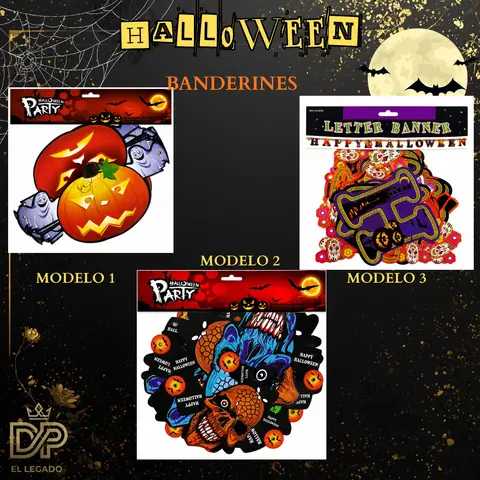 Banderin Halloween X1