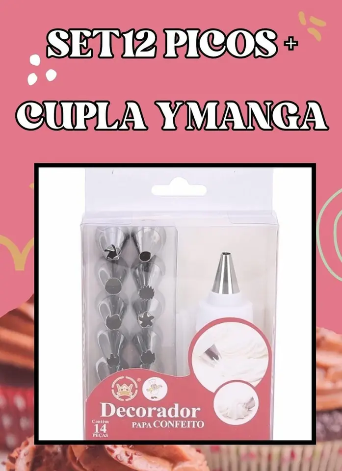 12 picos + 1 cupla + 1 manga