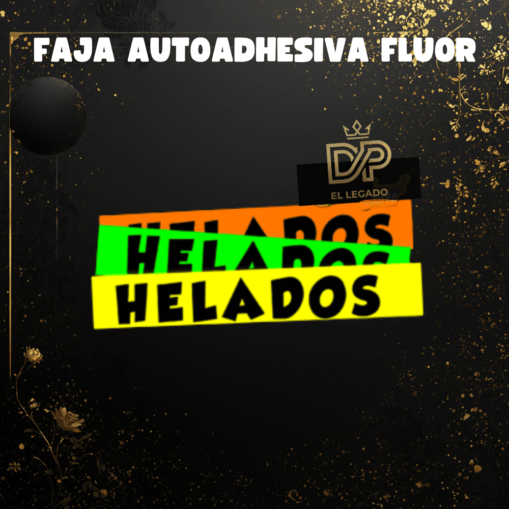 Fajas flúor Helados - x5 unidad