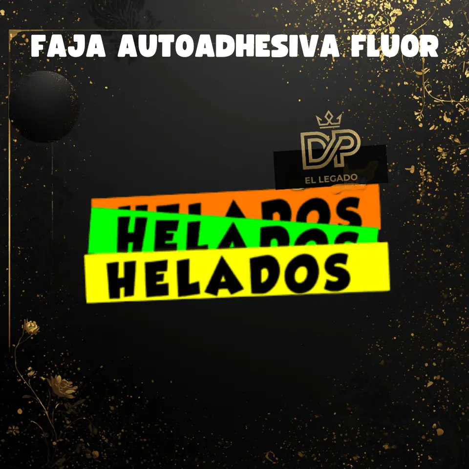Fajas flúor Helados - x5 unidad