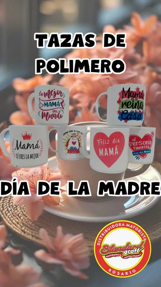 Taza Polimero dia de la madre x1